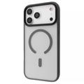 TPU+PC чохол Metal Buttons with MagSafe для iPhone 17 (gray) 64343 Чехол