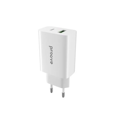 МЗП  Rapid 20W (Type-C + USB) (white) 34915 Proove