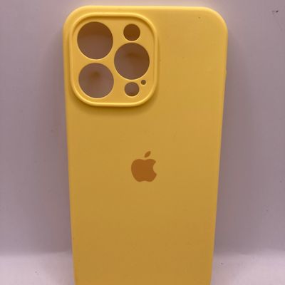 Чохол Silicone Case Full Camera Protective (AA) для Apple iPhone 14 Pro Max (6.7) (Жовтий / Yellow) 57053 57053* Чехол
