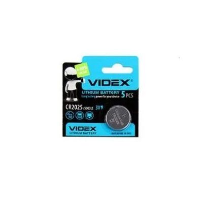Батарейки літієва VIDEX CR2025/5003LC 3V 22165