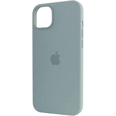 Чохол Silicone case (AAA) full with Magsafe для Apple iPhone 14 Pro (6.1) (Бірюзовий / Succulent) 57031 57031* 57031