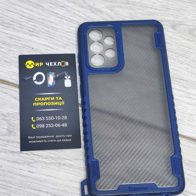 Чохол Carbon Protection Case Samsung Galaxy A52 (A525F) (blue) 37292 37292 Китай