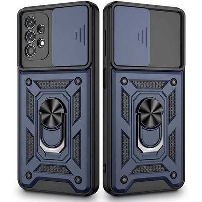 Ударостійкий чохол Camshield Serge Ring for Magnet для Samsung Galaxy A23 4G (Синій) Чехол