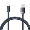 Кабель Crystal Shine Series Fast Charging Lightning 2.4A (1.2m) (black) 35102 Baseus
