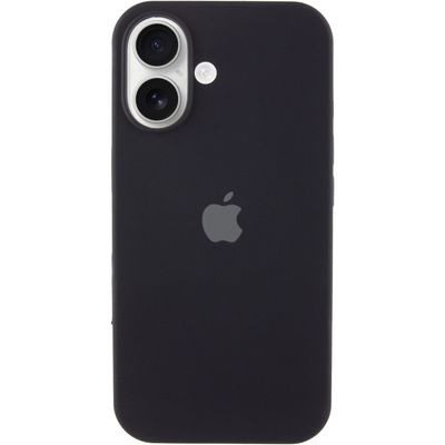Чохол Silicone Case Full Camera Protective (AA) для Apple iPhone 16 (6.1) (Чорний / Black) 00072975 Чехол