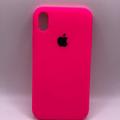 Silicone Case Full Protective (AA) для Apple iPhone XR (6.1) (Розовый / Barbie pink) 34365 34365* 34365 Чехол