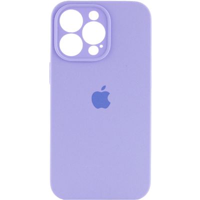 Чохол Silicone Case Full Camera Protective (AA) для Apple iPhone 13 Pro Max (6.7) (Бузковий / Dasheen)* Чехол