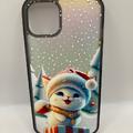 Чохол WAVE Snowy animals Matte Gradient (Nprint) iPhone 13 (kitty (black)) 1324 1324* 1324 Чехол