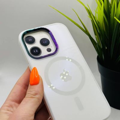 Чохол TPU+Glass Sapphire Mag Evo case для Apple iPhone 13 Pro (6.1) (White) 63633 63633* 63633 Чехол