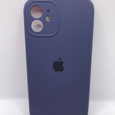 Чохол Silicone Case Full Camera Protective (AA) для Apple iPhone 12 (6.1) (Темно-синій / Midnight blue) 00042250 00042250* Чехол