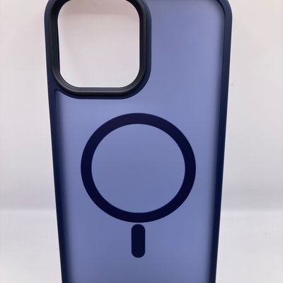 TPU+PC чохол Metal Buttons with MagSafe Colorful для Apple iPhone 13 Pro Max (6.7) (Синій) 64998 64998* Чехол
