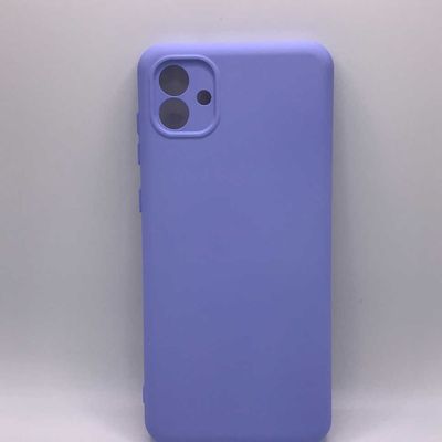 Чохол Silicone Cover Lakshmi Full Camera (A) для Samsung Galaxy A04 (Бузковий / Dasheen) 58065 Чехол