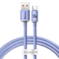 Кабель Baseus Crystal Shine Series Fast Charging Type-C 100W (1.2m) (purple) 35104 травень 2025