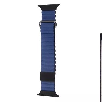 Ремінець Apple Watch Color Leather 38/40/41 mm (blue) 45649 45649