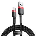 Кабель Cafule Type-C Cable 2A (3m) (red/black) 23461 Baseus