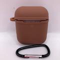 Чохол Silicone Shock-proof case for Airpods 1/2 (brown) 33439 Китай