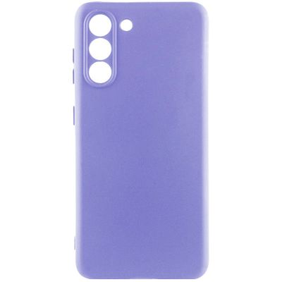 Чохол Silicone Cover Lakshmi Full Camera (A) для Samsung Galaxy S23 (Бузковий / Dasheen) 59078 Чехол