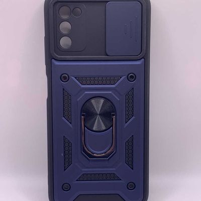 Ударопрочный чехол Camshield Serge Ring для Samsung Galaxy A03s (Синий) 50623 Чехол