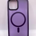 TPU+PC чохол Metal Buttons with MagSafe Colorful для Apple iPhone 12/12 Pro (deep purple) 45111 45111* Чехол