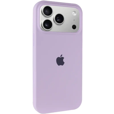 Чохол Silicone Case Full Protective (AA) для Apple iPhone 17 Pro (6.3) (Бузковий / Lilac) 00081610 Чехол