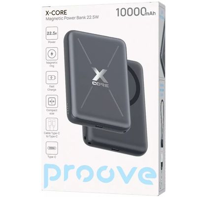 Портативна Батарея  X-Core 22.5W 10000mAh (gray) 66184 Proove