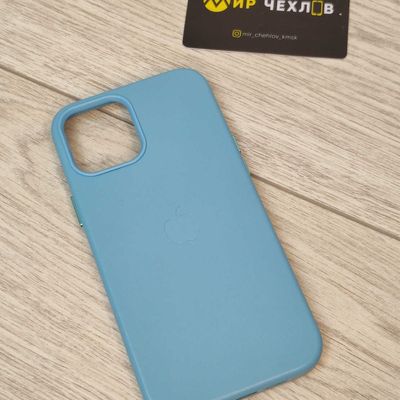 Кожаный чехол Leather Case (AA) with MagSafe для Apple iPhone 13 Pro Max (6.7) (Blue) 55251 55251* 55251 Китай