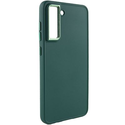 TPU чохол Bonbon Metal Style для Samsung Galaxy S24 (Зелений / Pine green) 68446 68446* Чехол