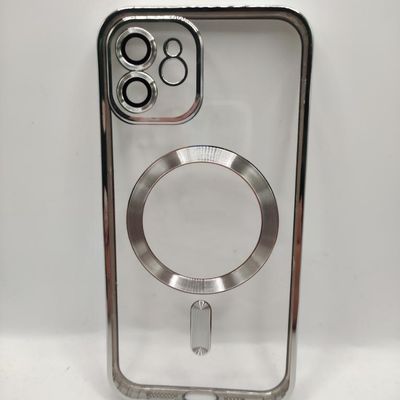 Чохол Metal Matte Case with Magnetic Ring iPhone 12 (silver) 54518 54518 Чехол