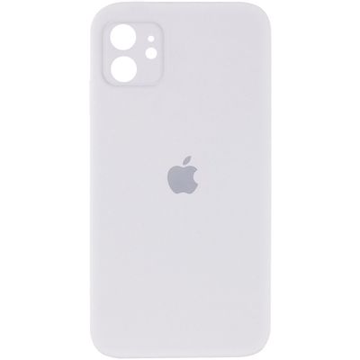 Чохол Silicone Case Full Camera Protective (AA) для Apple iPhone 11 (6.1) (Білий / White) 00040234 Чехол