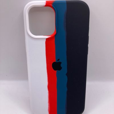 Чохол Silicone Case Full for iPhone 12 Pro Max RAINBOW 5 Чехол