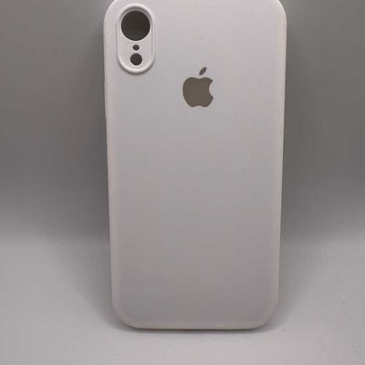 Чохол Silicone Case Square Full Camera Protective (AA) для Apple iPhone XR (6.1) (Білий / White) 00040233 Чехол