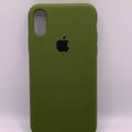 Чохол Silicone Case Full Protective (AA) для Apple iPhone X (5.8) / XS (5.8) (Зелений / Dark Olive) 00032029 00032029 Чехол