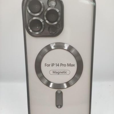 Чохол Metal Matte Case with Magnetic Ring iPhone 14 Pro Max (black) 54514 Чехол