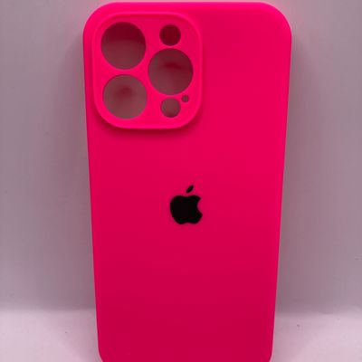 Чохол Silicone Case Full Camera Protective (AA) для Apple iPhone 15 Pro Max (6.7) (Рожевий / Barbie pink) 00066393 Чехол