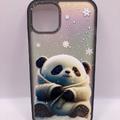 Чохол WAVE Snowy animals Matte Gradient (Nprint) iPhone 13 (panda (black)) 1324 Чехол