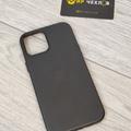 Кожаный чехол Leather Case (AA) with MagSafe для Apple iPhone 12 Pro Max (6.7) (Black) 55252 Китай