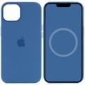 Чохол Silicone case (AAA) full with Magsafe and Animation для Apple iPhone 14 (6.1) (Синій / Storm Blue) 72055 72055 72055