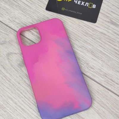 Чохол IPhone 13 Wave  Watercolor purpel 75342 Китай