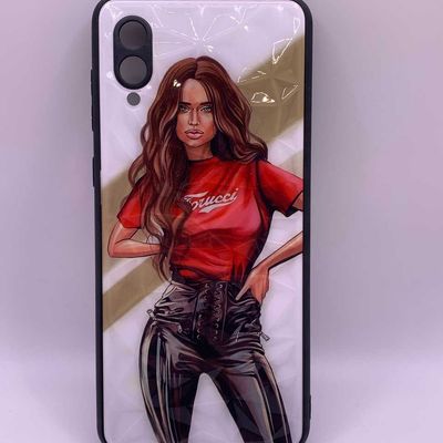 Чохол Samsung A02 Ledies girl red  * Чехол