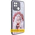 TPU+PC чохол Prisma Ladies для Xiaomi Redmi 12C / Poco C55 (Ukrainian Girl) 63620 Чехол