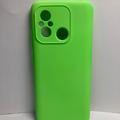 Чохол Silicone Cover Lakshmi Full Camera (A) для Xiaomi Redmi 12C (Салатовий / Neon Green) 63852 Чехол