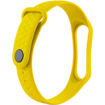 Ремінець Rhomb для Xiaomi Mi Band 3/4 (Жовтий) 30247