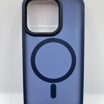TPU+PC чохол Metal Buttons with MagSafe Colorful для Apple iPhone 14 Pro (midnight blue) 45117 45117* Чехол