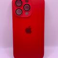 Чохол TPU+Glass Sapphire matte case для Apple iPhone 14 Pro (6.1) (Cola Red) 57440 57440* 57440 Чехол