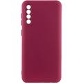 Чохол Silicone Cover Lakshmi Full Camera (A) для Samsung Galaxy A50 (A505F) / A50s / A30s (Бордовий / Marsala) 54531 Чехол