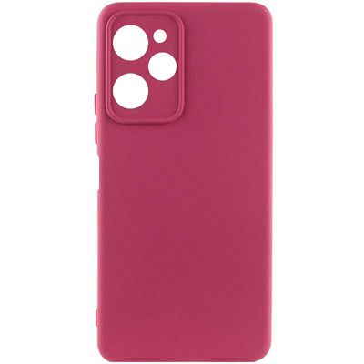 Чохол Silicone Cover Lakshmi Full Camera (A) для Xiaomi Poco X5 Pro 5G (Бордовий / Marsala)* Чехол