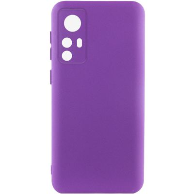 Чохол Silicone Cover Lakshmi Full Camera (A) для Xiaomi 12T / 12T Pro (Фіолетовий / Purple) Чехол