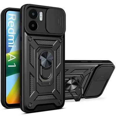 Ударостійкий чохол Camshield Serge Ring для Xiaomi Redmi A1 / A2 (Чорний) 00057279 Чехол