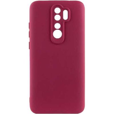 Чохол Silicone Cover Lakshmi Full Camera (A) для Xiaomi Redmi Note 8 Pro (Бордовий / Marsala) 54544 Чехол