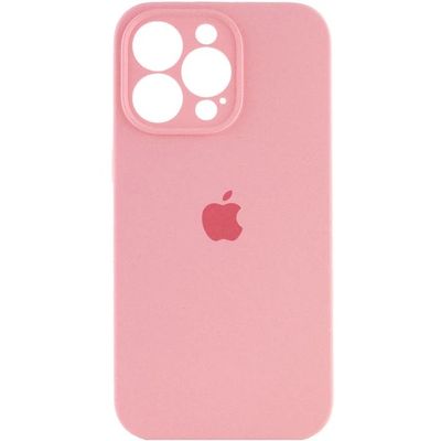 Чохол Silicone Case Full Camera Protective (AA) для Apple iPhone 14 Pro (6.1) (Рожевий / Light pink) 00057050